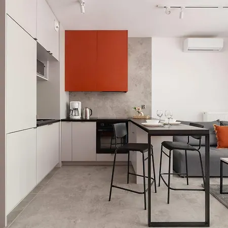 Апартаменты Stylish For 2 Guests With A Spacious Balcony In By Renters Катовице